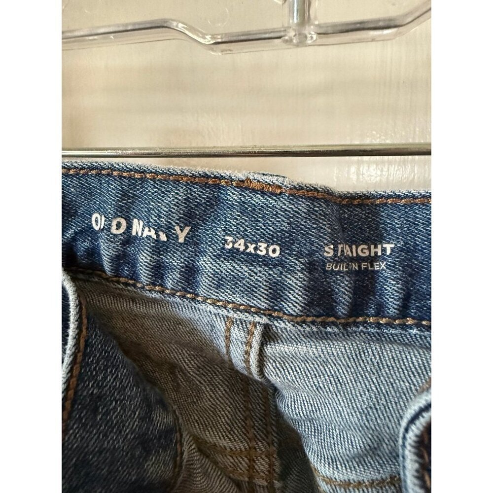 Old Navy men’s size 34 X30 straight blue jeans - Picture 5 of 7